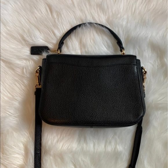 Coach Marlie Top Handle Pebbled Leather Crossbody - Picture 5 of 7